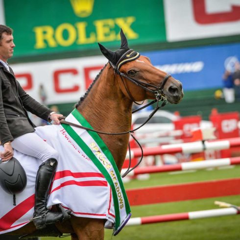 Scott Brash Hello Sanctos 2015 Spruce Meadows
