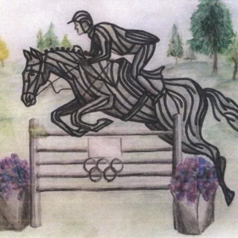 Drawing Statue Peebles Home Town Heroes Scott and Sanctos